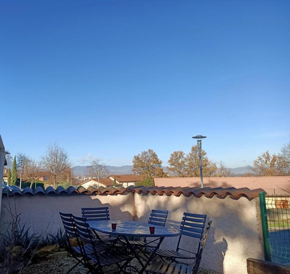 Studio De Jardin "Le Temps D Une Pause" Jusqu'A 4 Personnes En Face Du Beaujolais - Climatisation Et Borne Recharge Vehicule Electrique Montmerle-sur-Saone Luaran gambar